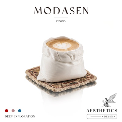 MODASEN设计师款福袋陶瓷咖啡杯