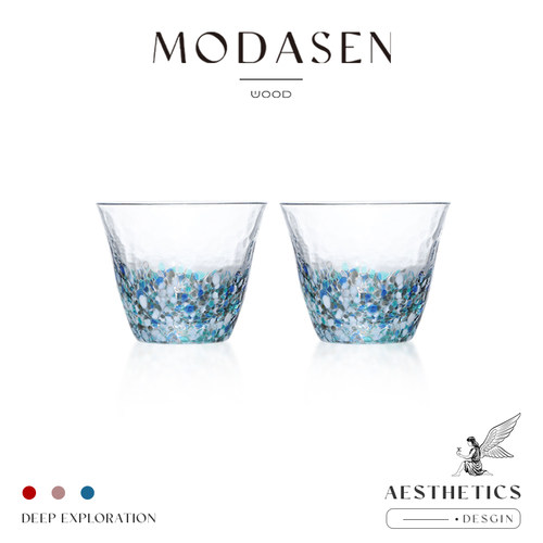 MODASEN日式玻璃小茶杯清酒杯