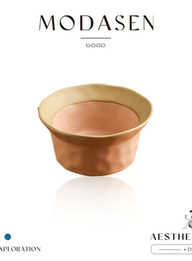 MODASEN丨陶棱 TAOL日式复古家用陶瓷饭碗沙拉甜品碗帽帽碗胖胖勺
