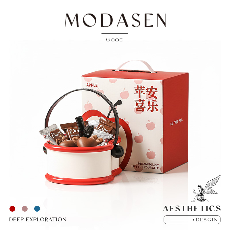 MODASEN新年平安喜乐陶瓷果篮