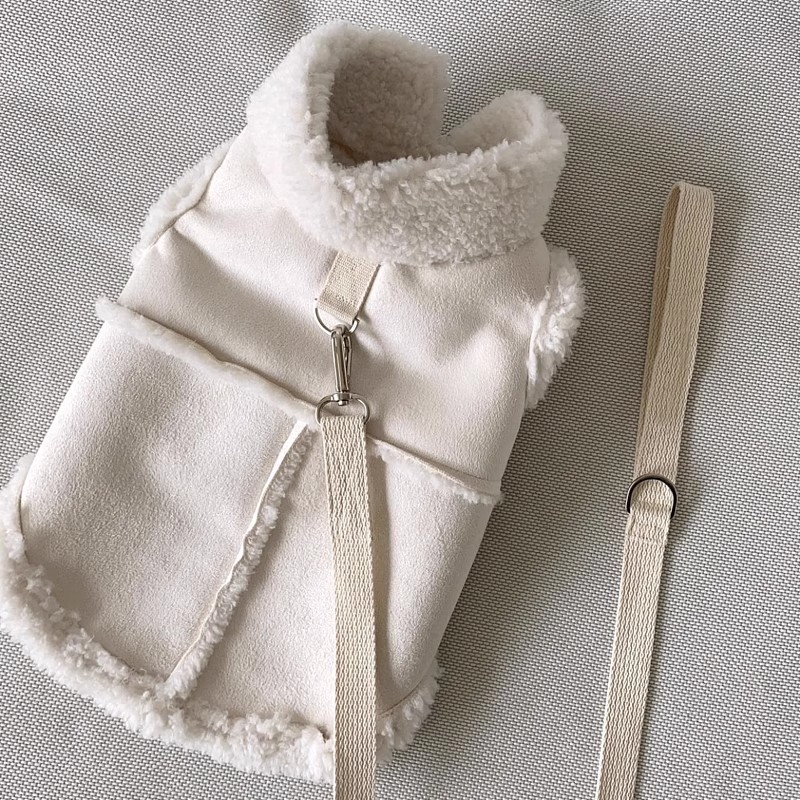 宠物秋冬装泰迪比熊博美猫咪秋季狗狗衣服小型幼犬可牵引保暖马甲