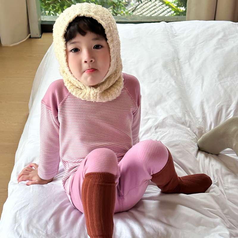 儿童秋衣秋裤羽绒蛋白棉男女童宝宝保暖内衣套装中小童棉毛衫睡衣