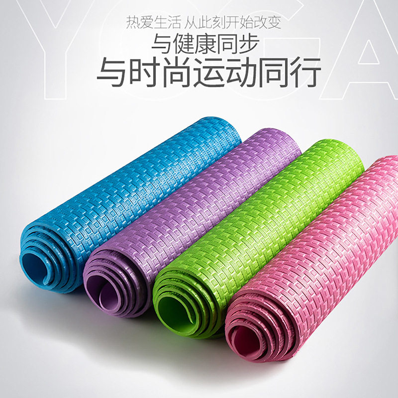 户外野营加厚款瑜伽垫EVA防潮垫沙滩露营坐垫格子式防潮野餐垫子