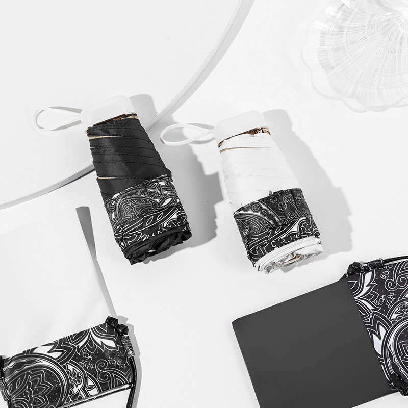 14cm迷你金杆彩胶六折伞防晒防紫外线遮阳伞晴雨两用太阳伞送小包,玩具/童车/益智/积木/模型,创意/整蛊玩具,淘宝优惠券,粉丝福利购,淘宝优惠卷