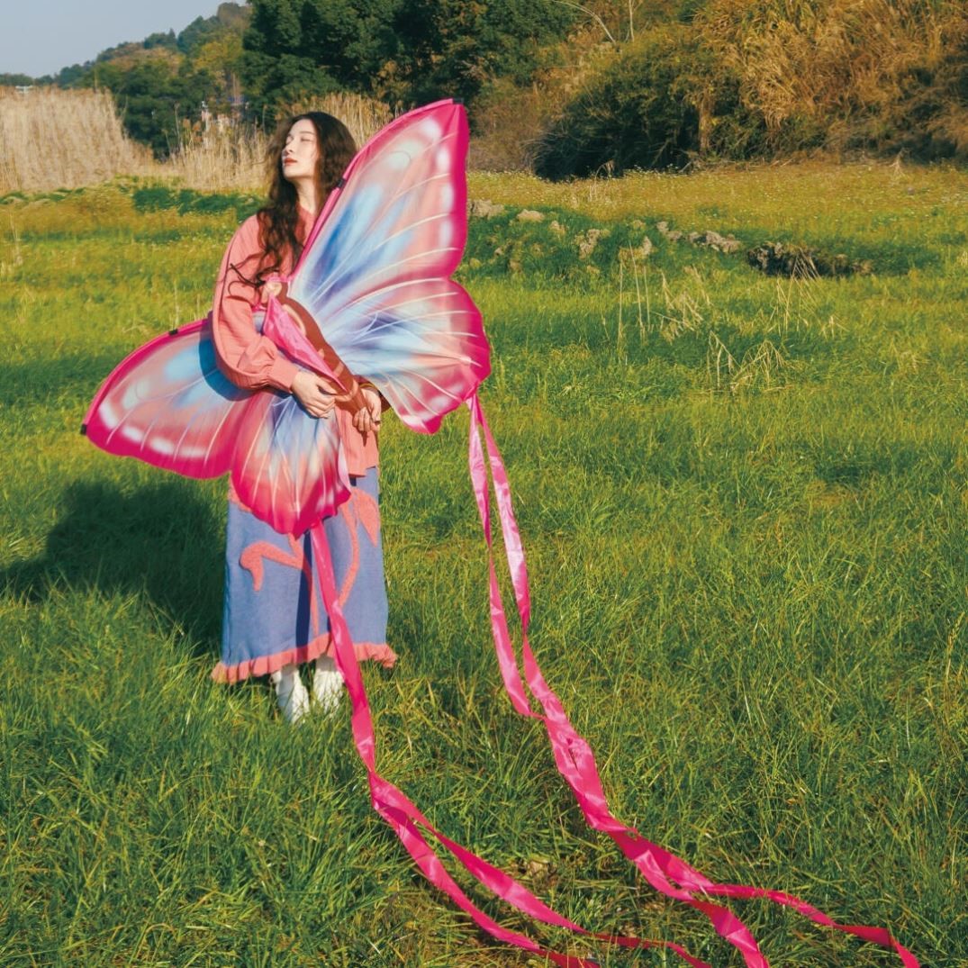 山东潍坊梦幻蝴蝶风筝儿童大人专用微风易飞春游野餐2025年新款