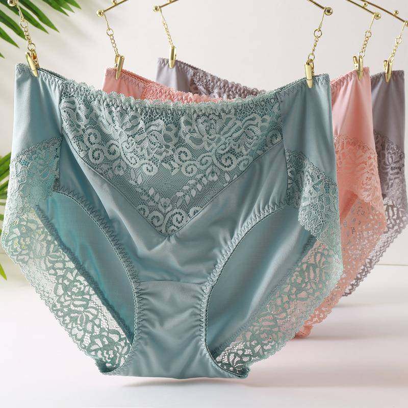 110-210斤高腰大码内裤女胖mm性感蕾丝纯棉裆透气无痕三角裤50157,女士内衣/男士内衣/家居服,女三角裤,淘宝优惠券,粉丝福利购,淘宝优惠卷