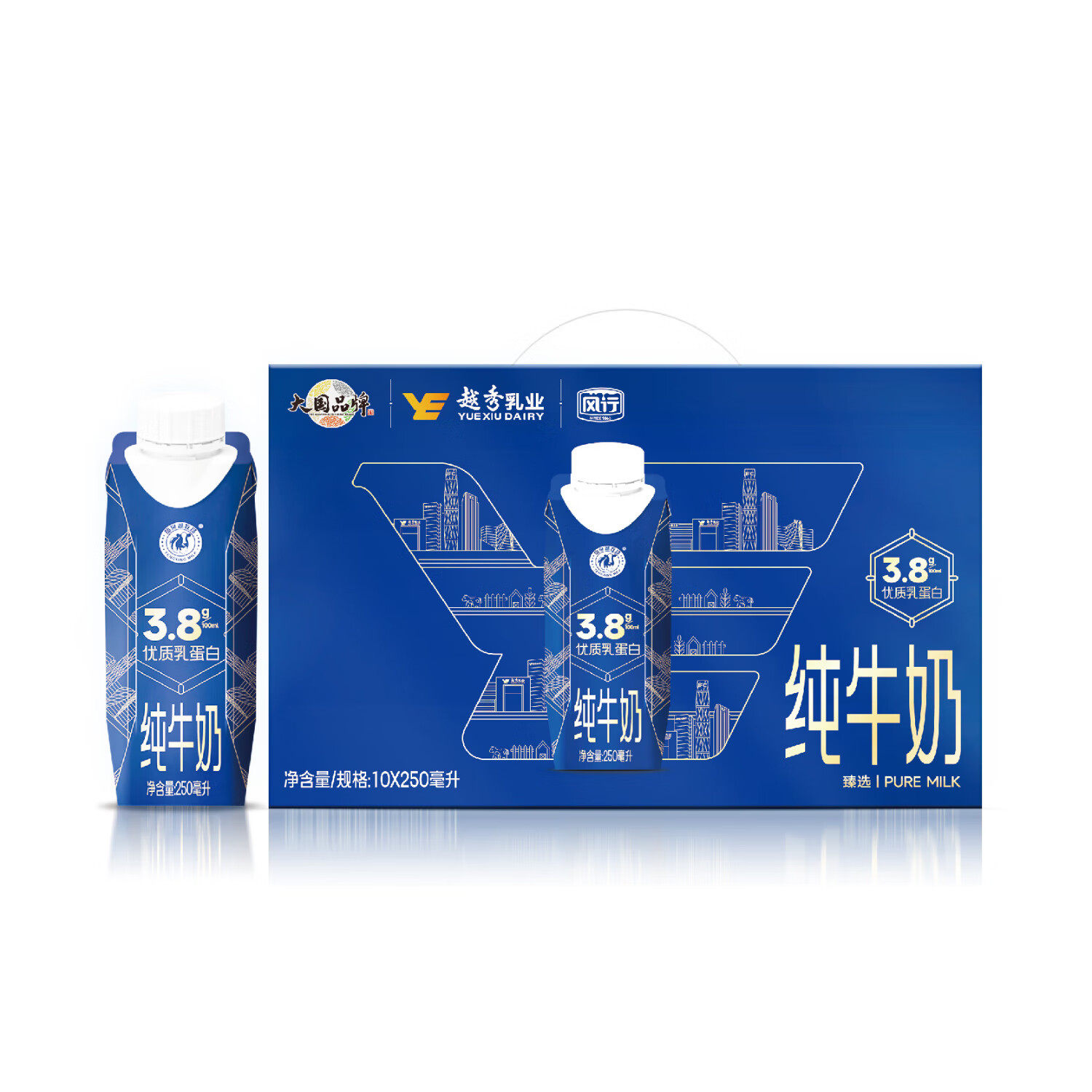 风行牛奶仙泉湖牧场3.8g乳蛋白