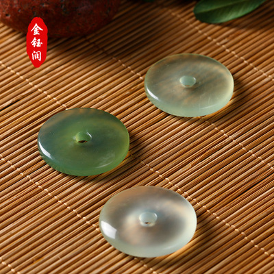 Jade Safety Buckle, Xiuyu Pendant, Safety Buckle Pendant, DIY Jade Jewelry, Jade Pendant, Xiuyu Pendant