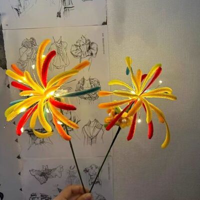 New Year fireworks, twisted sticks, bouquets, handmade DIY material bags, homemade products, creative children's gifts