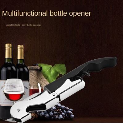 Creative Red Wine Bottle Opener Simple Stainless Steel Seahorse Knife Multi functional Wine Utensils Beer Wine Bottle O