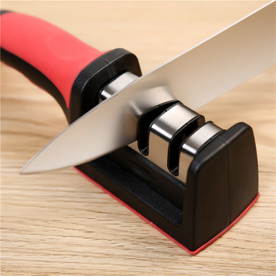 Stainless steel knife sharpener, household quick sharpening stone stick, kitchen knife grinder, small kitchen tool, sha