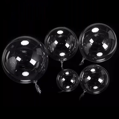 Tengfei TF Non Stretching Popo Ball Transparent Round 10 inches 18 inches 24 inches 36 inches Floating Air Balloon