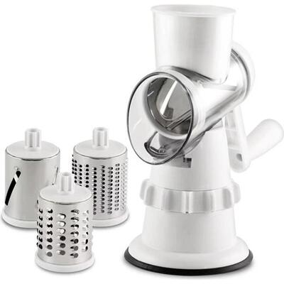 Cross border 2nd generation hand cranked slicing and shredding machine kitchen multifunctional fruit, potato, shredded