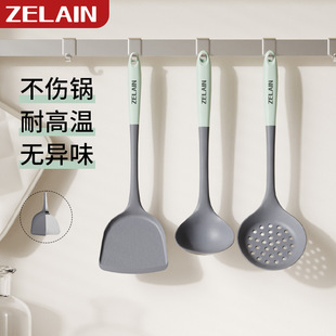 Food grade silicone spatula, non stick pan special spatula, household stir fry pan spatula set, heat-resistant kitchenw