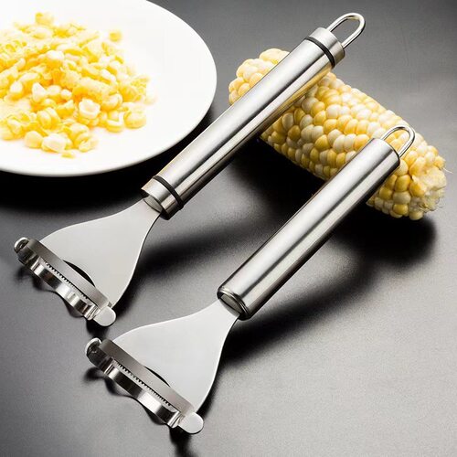Stainless steel corn peeler, corn husker, manual corn thresher, corn cutter, fishing and corn husking tool