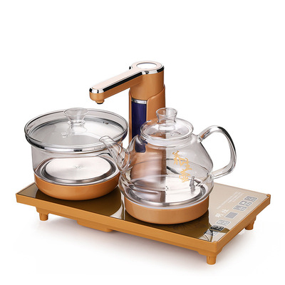 Anti scalding fully automatic electric kettle, water filling intelligent tea set, water boiling and tea brewing kettle,