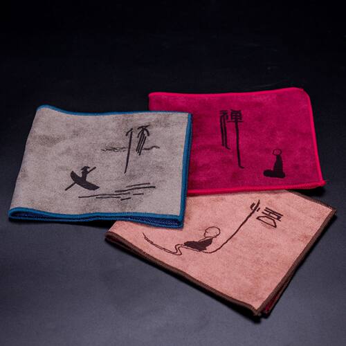 Cotton and linen tea towels, absorbent Zen style tea art, tea cloth, tea mat, Kung Fu tea ceremony tray, tools for home