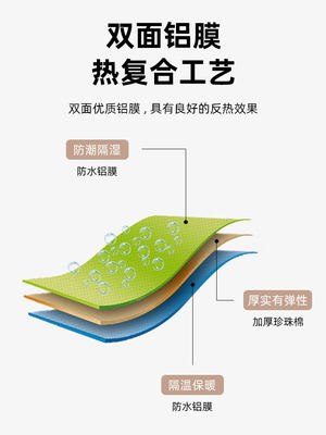 自由梦帐篷防潮垫防潮布户外露营地垫便携式防水加厚野营春游垫子