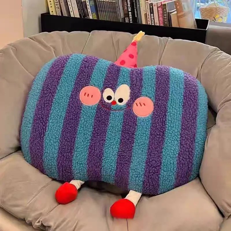 多巴胺羊羔绒毛肚枕头办公室靠垫可爱护颈助眠学生宿舍午睡枕抱枕,居家布艺,抱枕被,淘宝优惠券,粉丝福利购,淘宝优惠卷