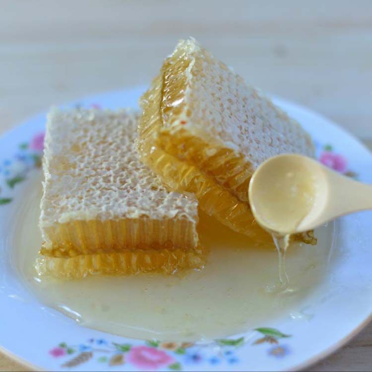野生蜂巢蜜 原蜂蜜成熟封盖蜜 土特产蜂巢蜜盒装 可