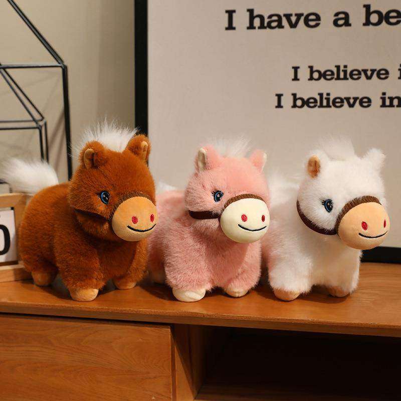 网红小萌马矮脚马毛绒公仔可爱马年吉祥物生肖马新年礼物摆件,饰品/流行首饰/时尚饰品新,摆件,淘宝优惠券,粉丝福利购,淘宝优惠卷