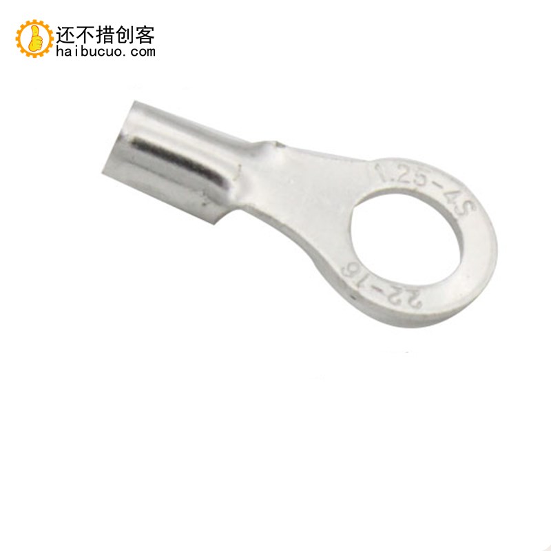 冷压端子 接线端子 圆鼻 裸端子 内径3.2MM 4.2MM 6MM 接线片