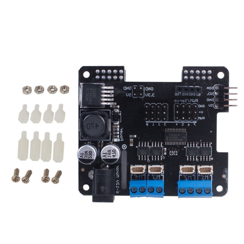 树莓派3机器人扩展板Stepper Motor HAT 电机/步进电机/舵机