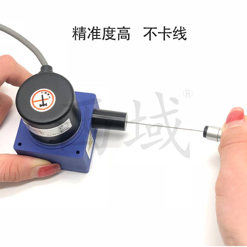西域拉线位移感测器拉绳电子尺高精度RS485拉线编码器厂家直销