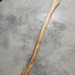 diy定制山核桃木柄斧柄长实木硬木弯曲握把尼曼斧福斯斧头