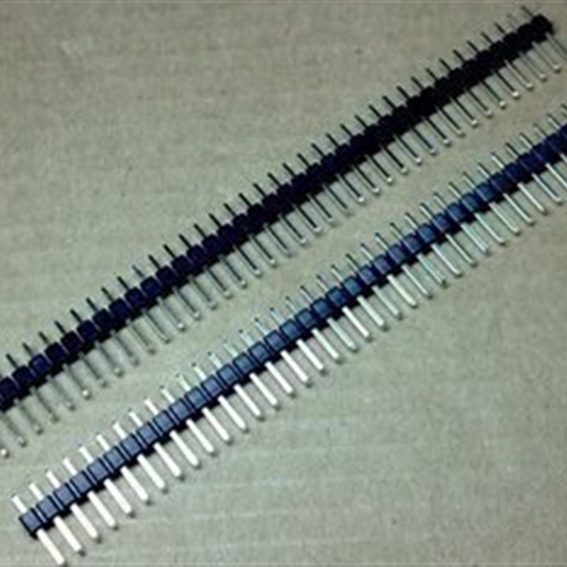 多色可选 间距2.54MM 单排排针 单排针 插针 1*40PIN 普通
