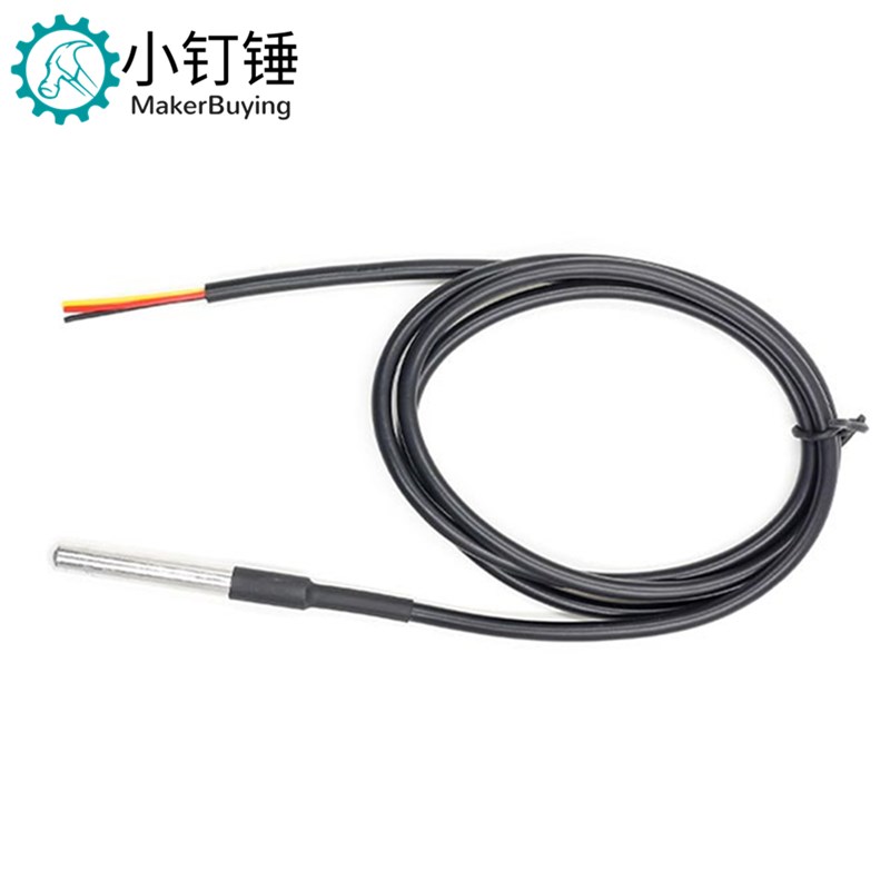 SNA168 不锈钢封装 防水型DS18b20温度探头 温度传感器1820