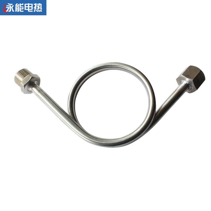 高压加厚304不锈钢压力表4分缓冲管yM14*1.5弯管直角M20*1.5冷凝
