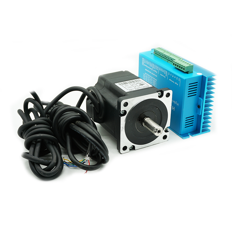 86步进闭环电机套装5n.m配860 865闭环驱动高速步进电机套装现货