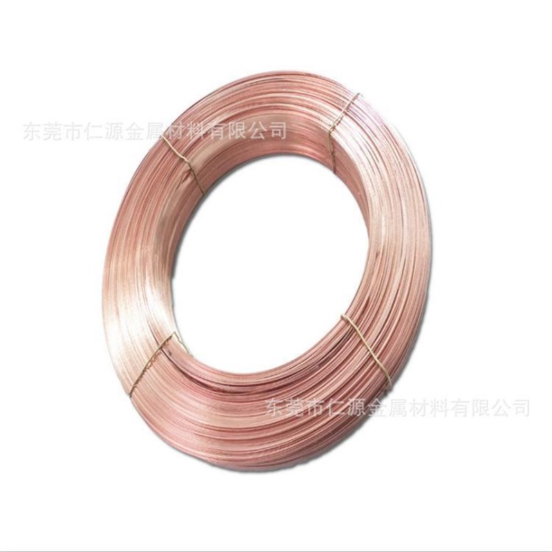 华鸿铜管出售TP2紫铜管6*1 8*1 10*1 4*0.5mm T2紫铜直管冷媒管图片