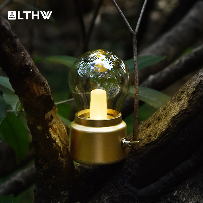 LTHW旅腾露营灯复古灯泡卧室氛围灯帐篷灯长续航可充电夜灯