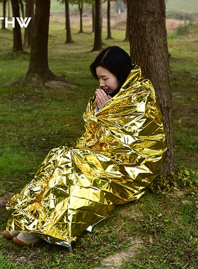 LTHW应急保温毯户外急救毯野外防失温毯加厚防寒装备保暖救生毯