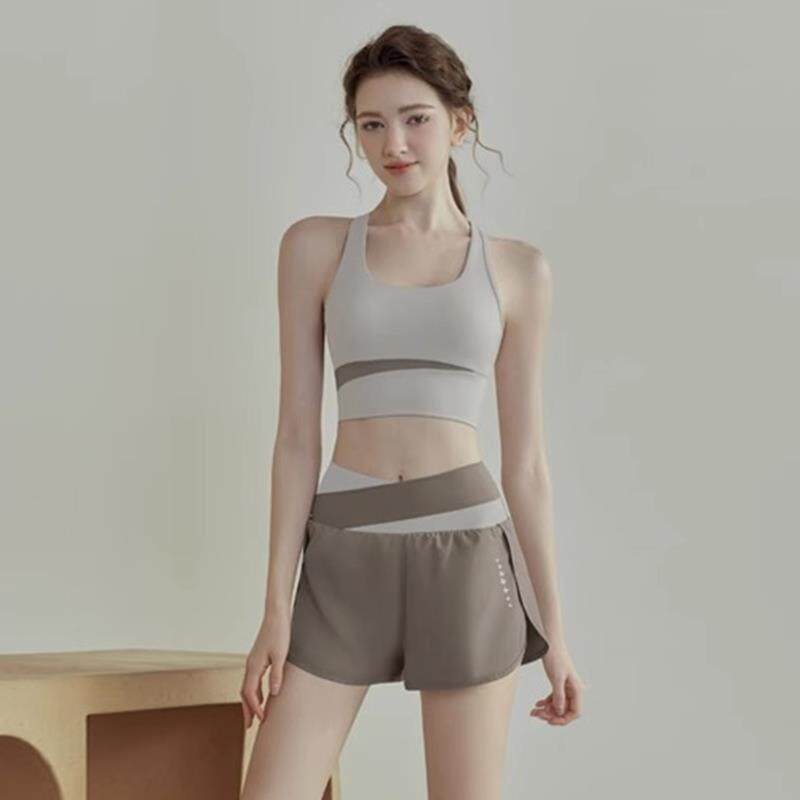 运动内衣女防震防下垂速干跑步高强度瑜伽服健身外穿文胸美背套装