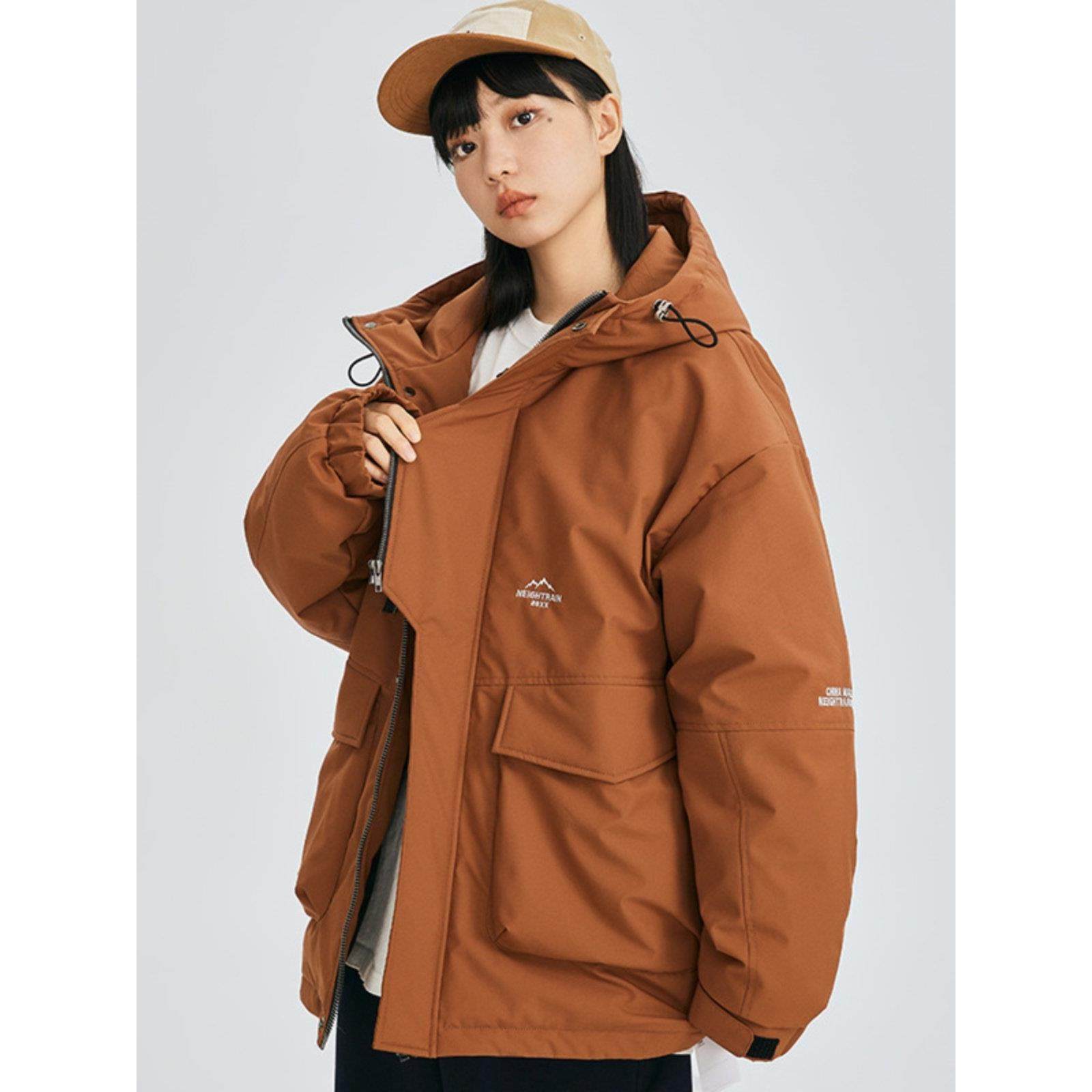 it Afternnaths潮牌90鸭绒立领羽绒服男冬宽松工装连帽外套冲锋衣,男装,秀禾服,淘宝优惠券,粉丝福利购,淘宝优惠卷