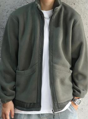 【休闲夹克】Ander Jurnal颗粒绒外套男士秋冬运动开衫摇粒绒卫衣