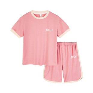 薄款 短裤 新款 男女宝宝宽松短袖 睡衣家居服 儿童运动套装 2026夏季