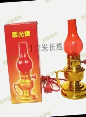 红色家用过年插电款带电池蜡烛拜拜财神灯长明佛灯佛前供地主爷