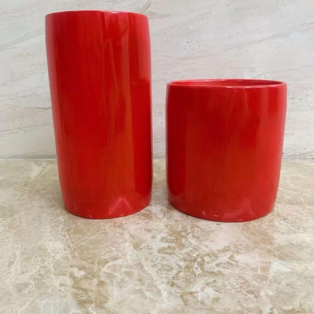 潮汕红米升插金花临时香炉米斗五谷母天公炉木制竹筒炉临时插香炉