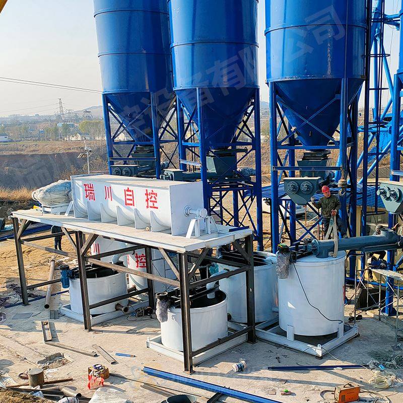 充填站 超高水膏体充填设备矿山绿色开采 废弃矸石充填 煤矿充填