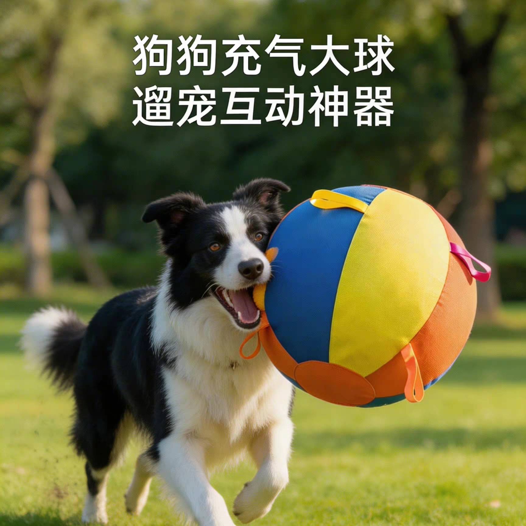 狗狗玩具球边牧超大型犬橡胶球
