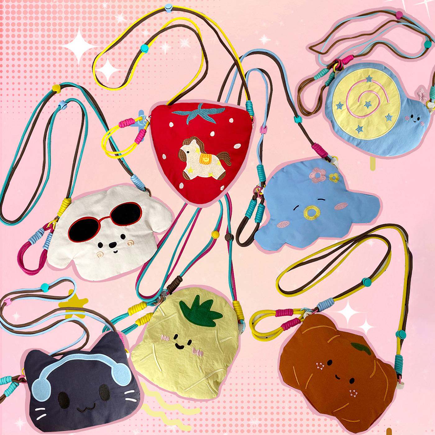 可爱通少女心春季新款轻便尼龙
