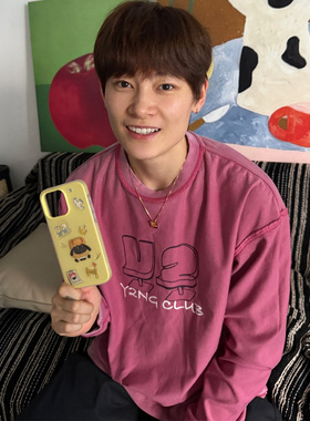 Y2NG立体果冻贴纸DIY磨砂软胶手机壳3D立装饰贴