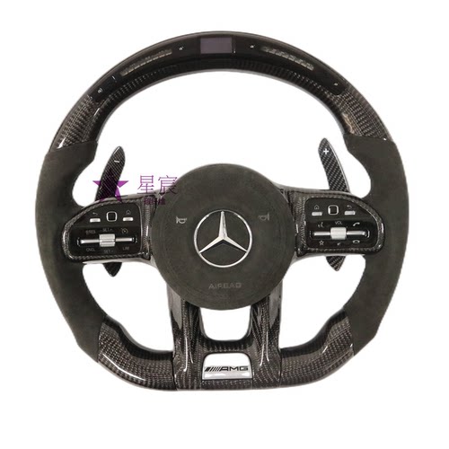 奔驰改装奔驰碳纤维方向盘