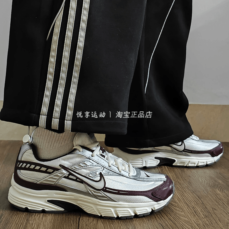 Nike Initiator 柔软舒适防滑耐磨 低帮 休闲跑步鞋 女款 白红色