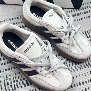 adidas BARREDA 休闲系列 舒适百搭 时尚薄底 耐磨低帮德训鞋灰色