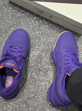 Nike Book 1 EP “Sunset”舒适 防滑耐磨低帮篮球鞋男女同款紫色